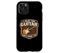 I Play The Guitar That's What I Do Vintage Guitarist Player Case for iPhone 11 Pro