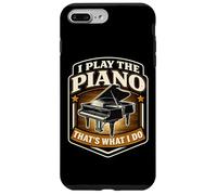 I Play The Piano That's What I Do Vintage Pianist Teacher Case for iPhone 7 Plus/8 Plus