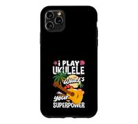I Play Ukulele Whats Your Superpower Music Lover Musician Case for iPhone 11 Pro Max
