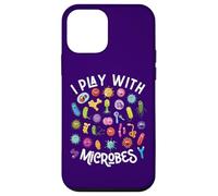 I Play With Microbes Funny Microbiology Case for iPhone 12 mini