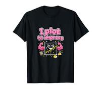 I Plot to Impress Data Science Graph Cartoon T-Shirt