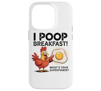 I Poop Breakfast What's Your Superpower Case for iPhone 14 Pro
