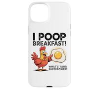 I Poop Breakfast What's Your Superpower Case for iPhone 15 Plus