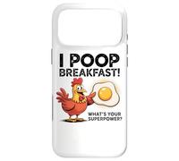 I Poop Breakfast What's Your Superpower Case for iPhone 17 Pro Max