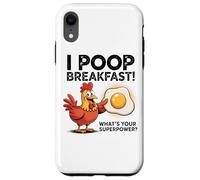 I Poop Breakfast What's Your Superpower Case for iPhone XR