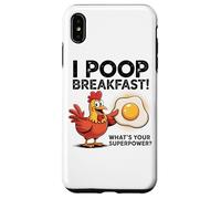 I Poop Breakfast What's Your Superpower Case for iPhone XS Max