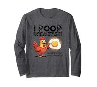 I Poop Breakfast What's Your Superpower Long Sleeve T-Shirt