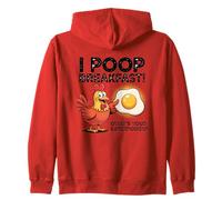 I Poop Breakfast What's Your Superpower Zip Hoodie