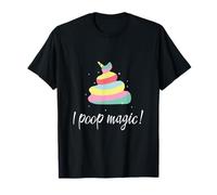 I Poop Magic Unicorn Rainbow Poop T-Shirt