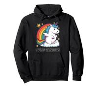 I Poop Rainbows Funny Unicorn Rainbow Meme Pullover Hoodie