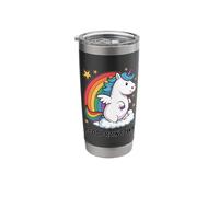 I Poop Rainbows Funny Unicorn Rainbow Meme Stainless Steel Insulated Tumbler