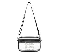 I Pooped Myself Women's Clear Crossbody Bag Fashion Purses Small Shoulder Handbags, Stadium Approved