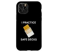 I Practice Safe Decks Trading Card Game Enthusiast Collector Case for iPhone 11 Pro
