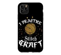 I Practice Stitch Craft - Yarn Knitting - Knitter's Gift Case for iPhone 11 Pro Max