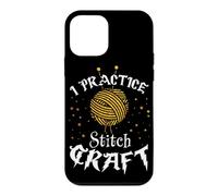 I Practice Stitch Craft - Yarn Knitting - Knitter's Gift Case for iPhone 12 mini