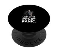I Practice Survival So I Dont Panic Prepper Mindset PopSockets Adhesive PopGrip