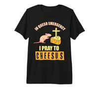 I Pray to Cheesus - Rat Costume Mouse Rat Premium T-Shirt