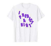 I Predict A Riot T-Shirt, Men, White, X-Large
