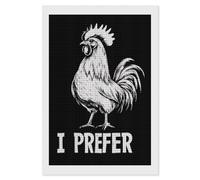 I Prefer Cock LGBT Gay Diamond DIY Painting Kits Square Full Drill Digital Art Craft for Home Office Wall Decor 8"x12"
