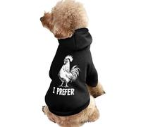 I PREFER COCK LGBT Gay Dog Hoodie Warm Pet Clothes Comfort Sweatshirt Outfit for Cats Dogs