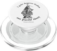 I Prefer Dangerous Freedom Jefferson Vintage 1776 America PopSockets PopGrip for MagSafe