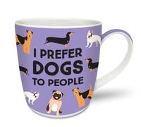 I Prefer Dogs - New Bone China Gift Mug from Smiling Faces