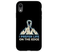 I Prefer Life On The Edge Rock Climbing Boulderer Case for iPhone XR