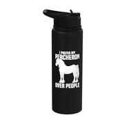 I Prefer My Percheron Over People Stainless Steel Insulated Water Bottle