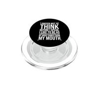 I Prefer Not to Think Before I Speak Funny Sarcastic PopSockets PopGrip for MagSafe
