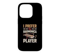 I Prefer The Harmonica Player Harmonica Mouth Organ Musician Case for iPhone 14 Pro