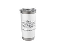 I Prefer The Mountains Stainless Steel Insulated Tumbler
