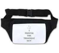 I Prefer The Triangle Guy Waist Bag Fanny Pack White