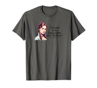 I Prefer To Be Unsociable and Taciturn Black Lettering T-Shirt