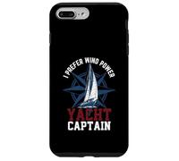 I Prefer Wind Power Yacht Captain Sailor Boat Owner Case for iPhone 7 Plus/8 Plus
