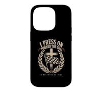 I Press On Toward The Goal Philippians 3:14 Christian Faith Case for iPhone 14 Pro