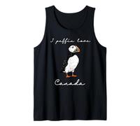 I Puffin Love Canada Funny Shorebird Art Bird Souvenir Tank Top