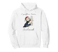 I Puffin Love Iceland Funny Christmas Bird Souvenir Pullover Hoodie