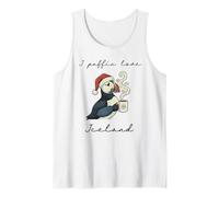 I Puffin Love Iceland Funny Christmas Bird Souvenir Tank Top