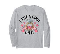 I Put A Ring On It Engagement Engaged Future Husband Long Sleeve T-Shirt