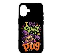 I Put a Spell on My Pug Halloween Pug Mom Case for iPhone 16