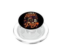 I Put a Spell on My Pug Halloween Pug Mom PopSockets PopGrip for MagSafe