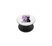 I Put a Spell on You Black Cat Witch Halloween PopSockets Adhesive PopGrip