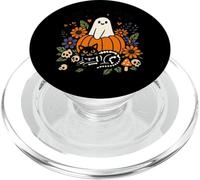 I Put A Spell On You Ghost Pumpkin Cat PopSockets PopGrip for MagSafe