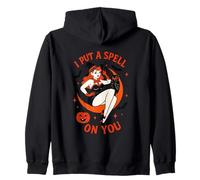 I Put A Spell On You Retro Witch Zip Hoodie