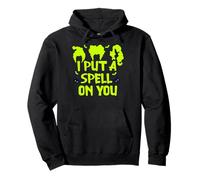 I Put A Spell On You -Scary Witch & Spider Halloween Costume Pullover Hoodie