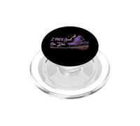 I Put A Spell On You Witch Hat And Broom Funny Halloween PopSockets PopGrip for MagSafe
