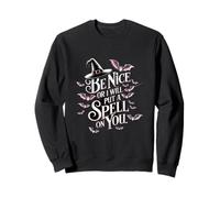 I Put a Spell On You Witch Hat Bats Sweatshirt