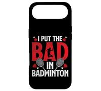 I Put Bad In Badminton Funny Badminton Player Shuttlecock Case for iPhone Air