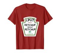 I put ketchup on my funny tomato-based gift T-Shirt