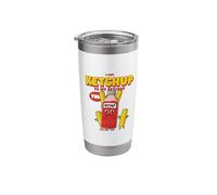 I Put Ketchup On My Ketchup (Funny Weird Statement) Stainless Steel Insulated Tumbler